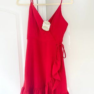NWT Altar'd State Spaghetti Strap Wrap Mini Dress